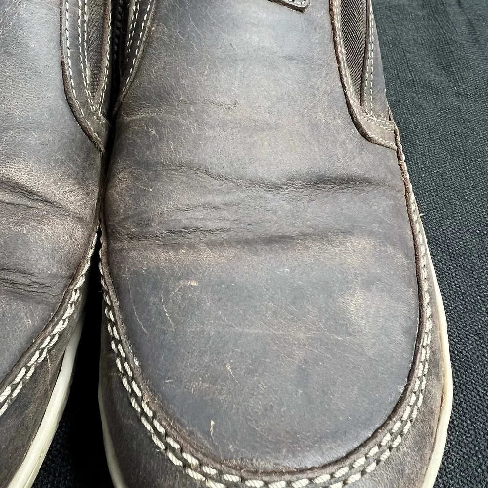 Clarks Extreme Comfort Mens 8.5 Brown Leather Gorpcore‎ Dadcore Minimalist